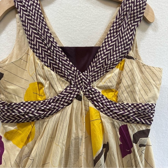 Anthropologie Moulinette Soeurs Botanical Floral Crossway Maxi Dress Size 12 - Picture 3 of 7